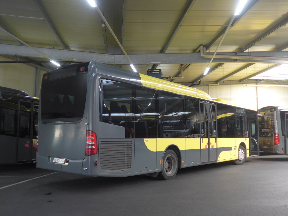 (199'593) - STI Thun - Nr. 154/BE 801'154 - Mercedes am 25. November 2018 in Thun, Garage