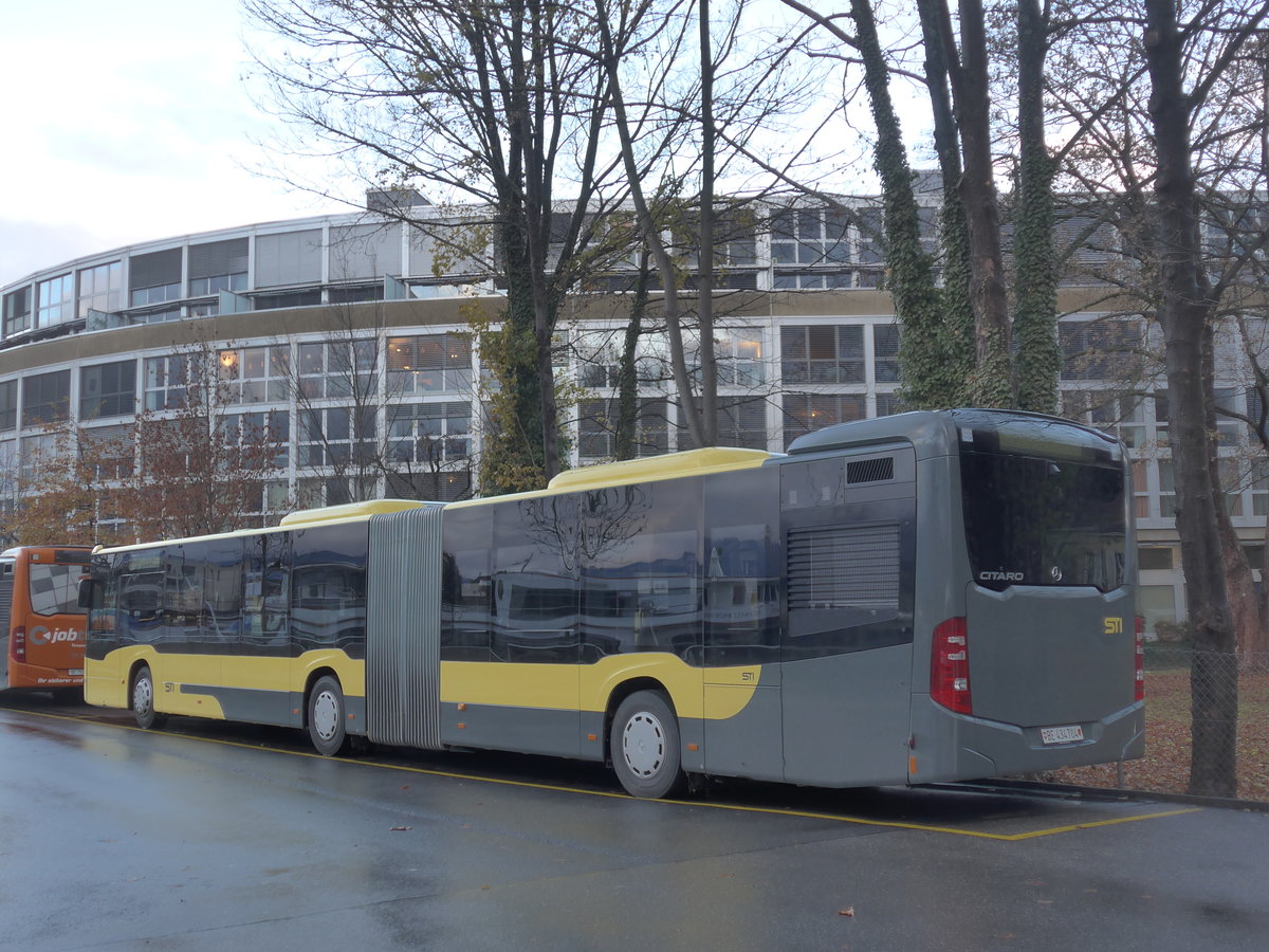 (199'632) - STI Thun - Nr. 704/BE 434'704 - Mercedes am 3. Dezember 2018 bei der Schifflndte Thun