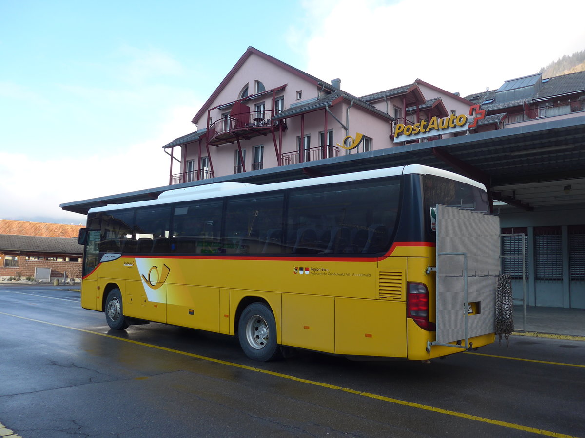 (200'513) - AVG Meiringen - Nr. 63/BE 401'263 - Setra am 1. Januar 2019 in Meiringen, Postautostation