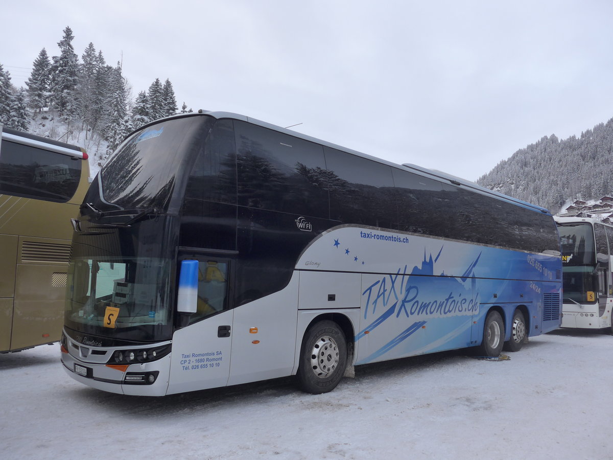 (200'712) - Taxi Romontois, Romont - FR 152'034 - MAN/Beulas am 12. Januar 2019 in Adelboden, ASB