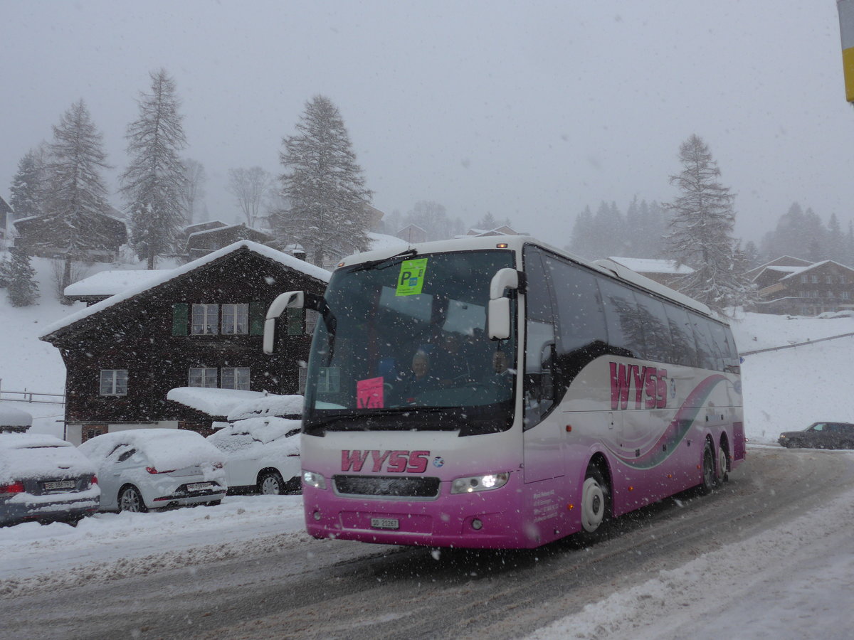 (201'089) - Wyss, Boningen - Nr. 42/SO 21'267 - Volvo am 13. Januar 2019 in Adelboden, Oey 