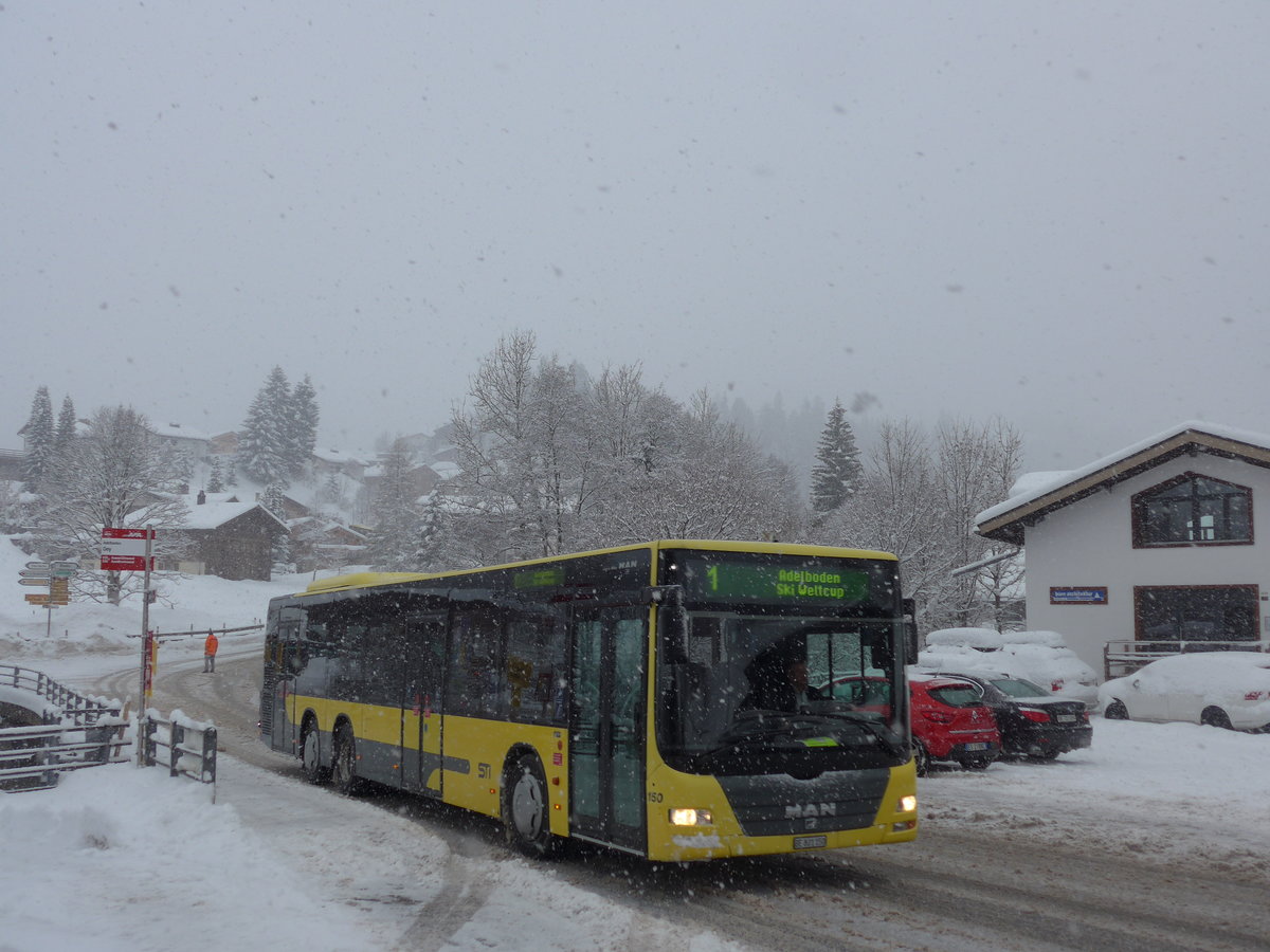 (201'094) - STI Thun - Nr. 150/BE 801'150 - MAN am 13. Januar 2019 in Adelboden, Oey