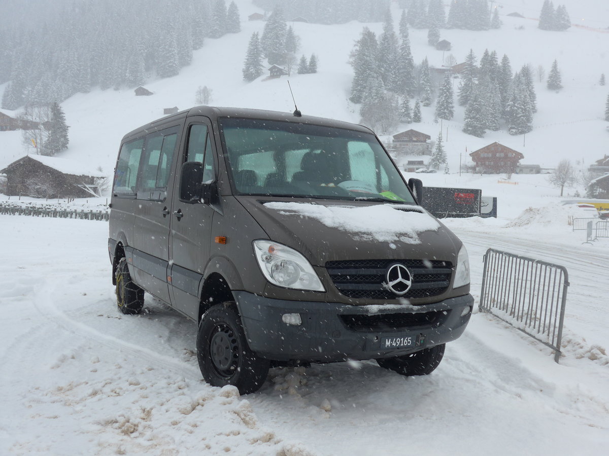 (201'139) - Schweizer Armee - M+49'165 - Mercedes am 13. Januar 2019 in Adelboden, Weltcup