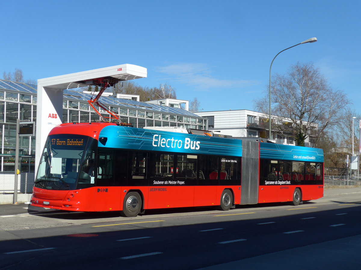 (202'322) - Bernmobil, Bern - Nr. 202/BE 750'202 - Hess/Hess am 12. Mrz 2019 in Kniz, Weiermatt