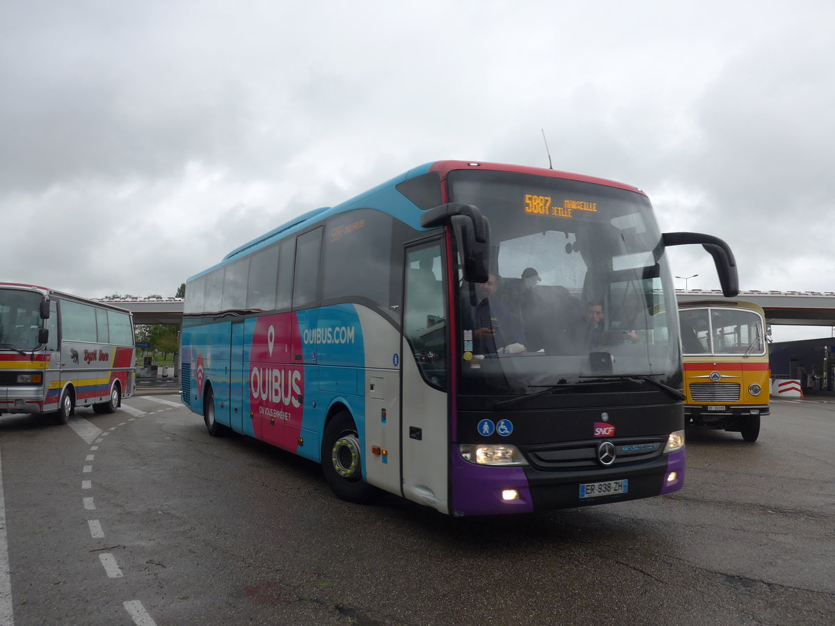 (203'921) - Ouibus, Vitry-sur-Seine - ER 938 ZH - Mercedes am 26. April 2019 in Orschwiller, Raststtte