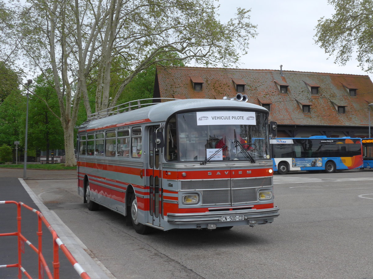 (204'151) - Bonnaud, Cavaillon - CN 500 CD - Saviem (ex Comtadins, Carpentras) am 27. April 2019 beim Bahnhof Haguenau