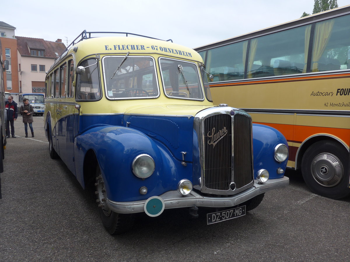 (204'171) - Flecher, Ohnenheim - DZ 507 MG - Saurer/Di Rosa am 27. April 2019 in Haguenau, Parkplatz