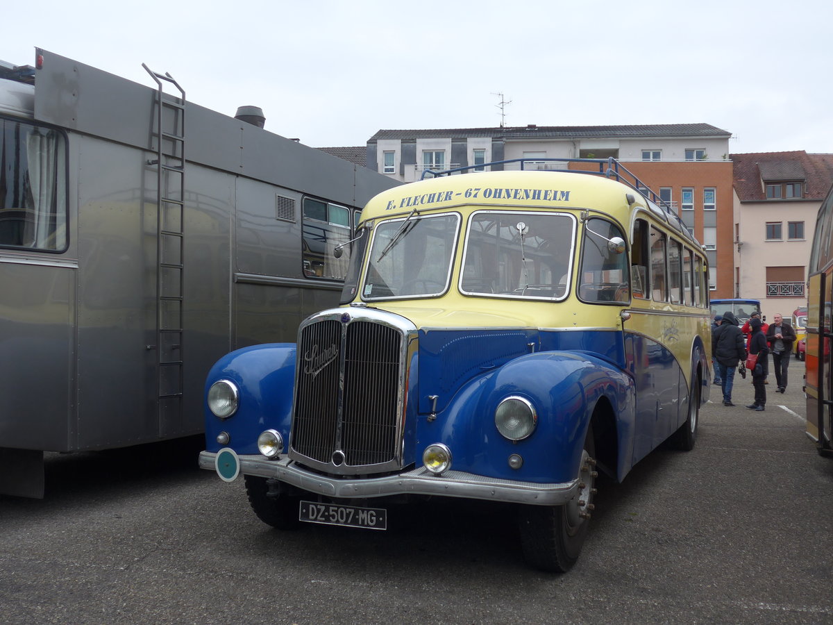 (204'172) - Flecher, Ohnenheim - DZ 507 MG - Saurer/Di Rosa am 27. April 2019 in Haguenau, Parkplatz