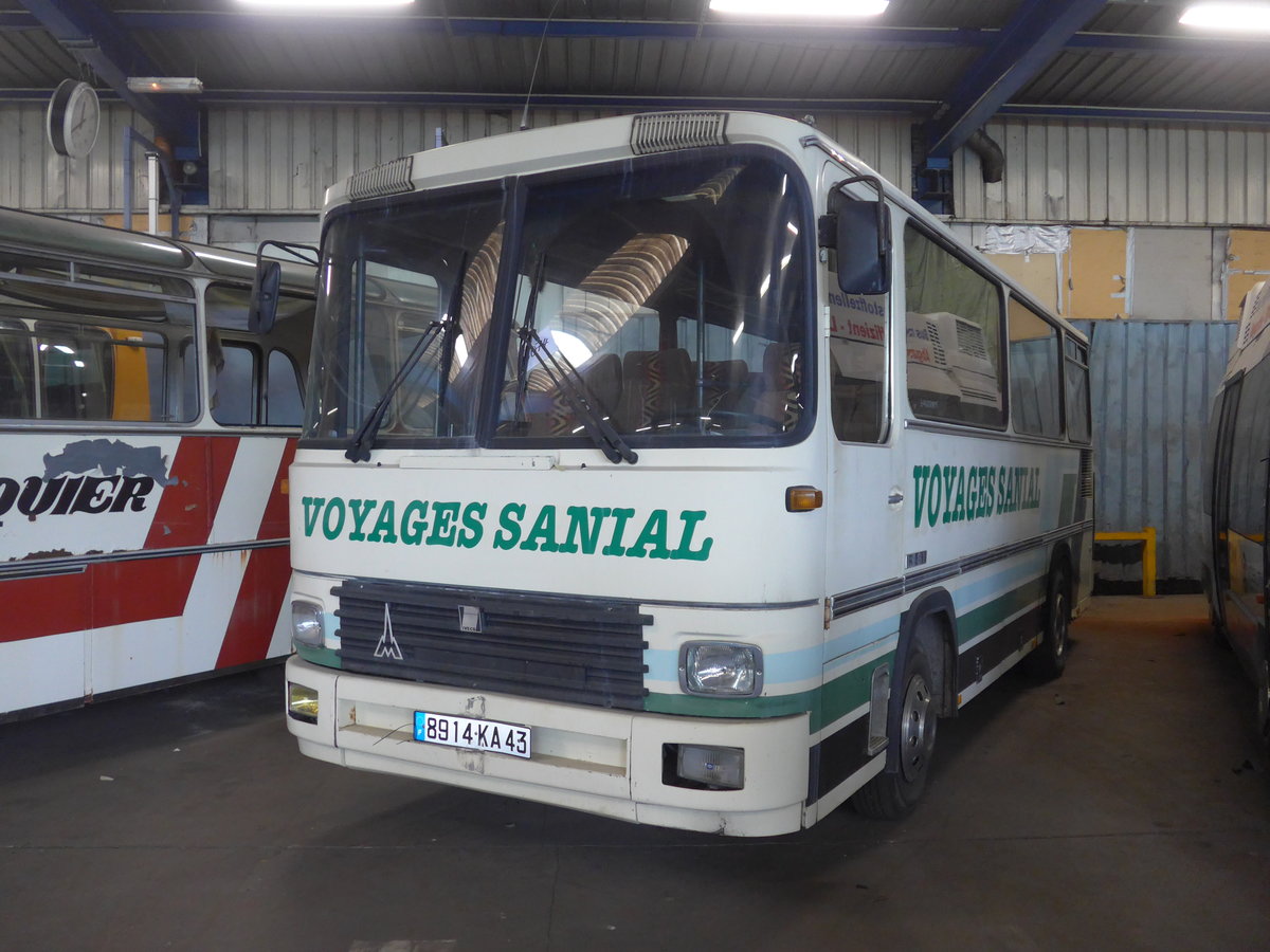 (204'309) - Voyages Sanial (AAF) - 8914 KA 43 - Magirus-Deutz am 27. April 2019 in Wissembourg, Museum