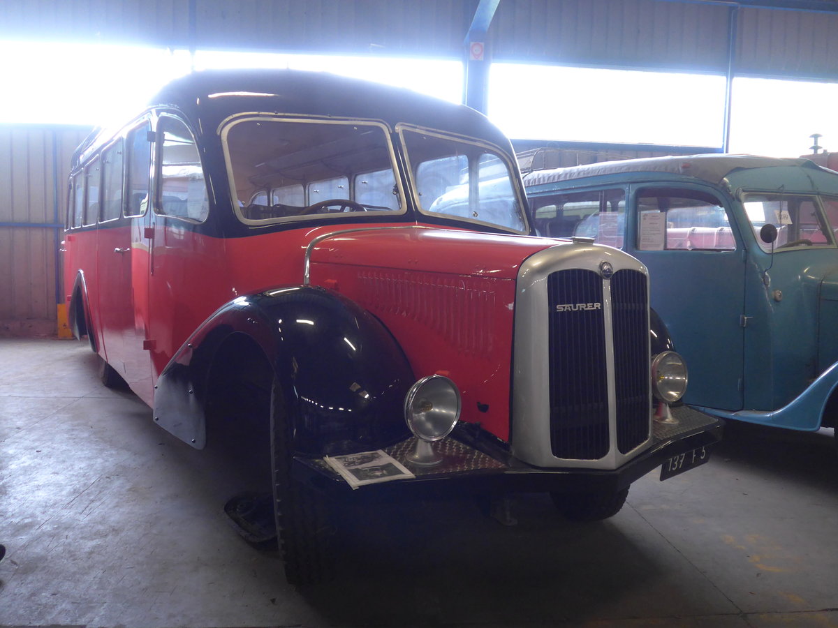 (204'317) - AAF Wissembourg - 137 F 5 - Saurer/Besset (ex Pinet, Rosans) am 27. April 2019 in Wissembourg, Museum