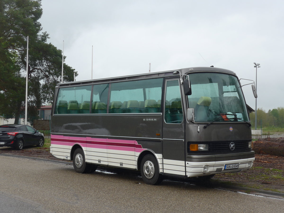 (204'383) - Aus Deutschland: ??? - SW-U 604H - Setra (ex Schweizer Armee) am 27. April 2019 in Wissembourg, AAF-Museum