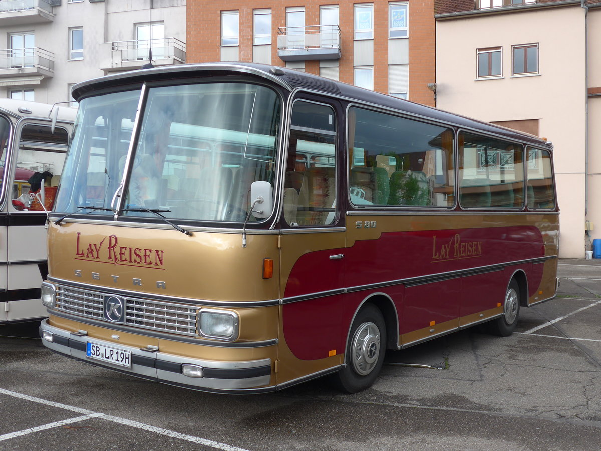 (204'472) - Aus Deutschland: Lay Reisen, Pttlingen - SB-LR 19H - Setra am 28. April 2019 in Haguenau, Parkplatz