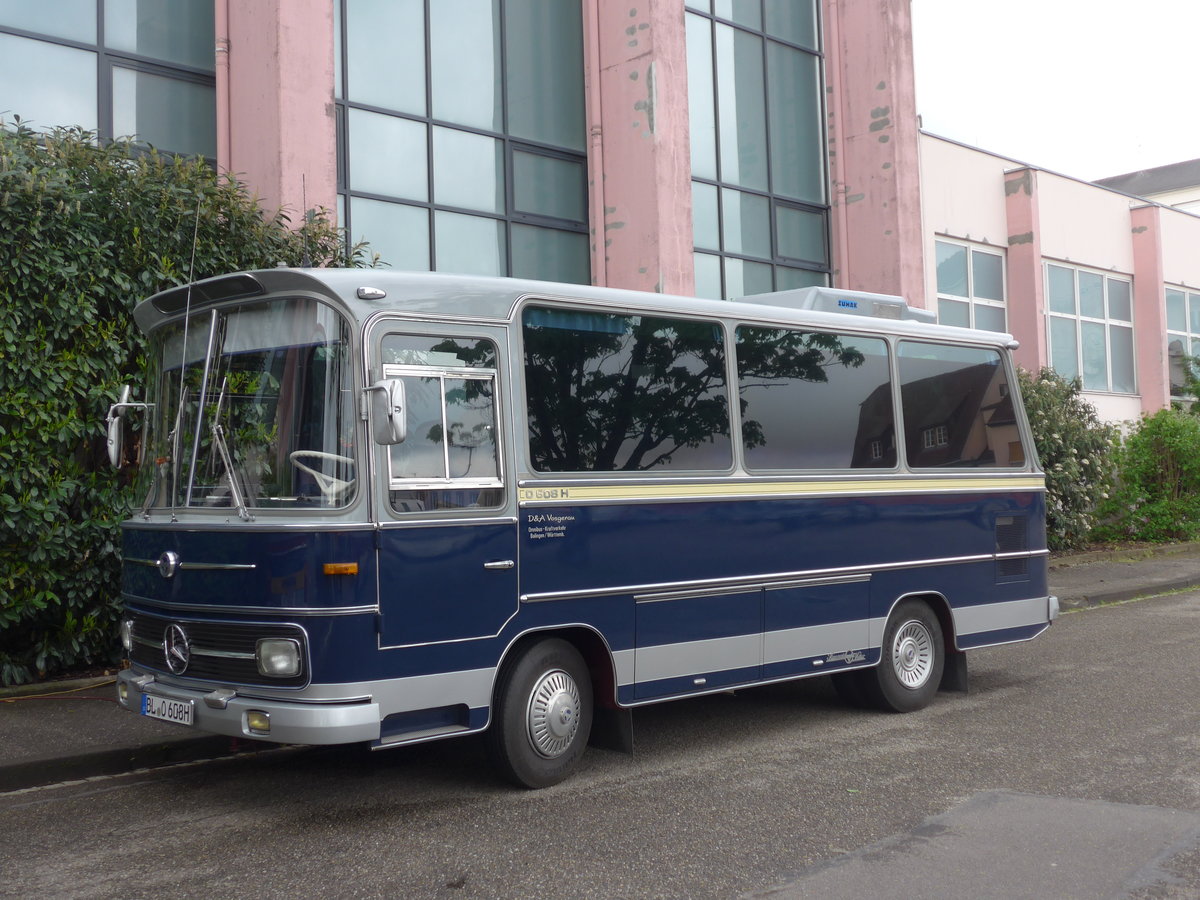 (204'497) - Aus Deutschland: Vosgerau, Balingen - BL-O 608H - Mercedes/Vetter am 28. April 2019 in Haguenau, Parkplatz