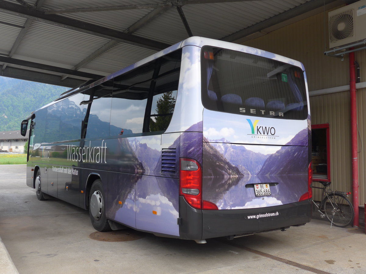 (205'291) - KWO Innertkirchen - BE 365'686 - Setra am 18. Mai 2019 in Interlaken, Postgarage