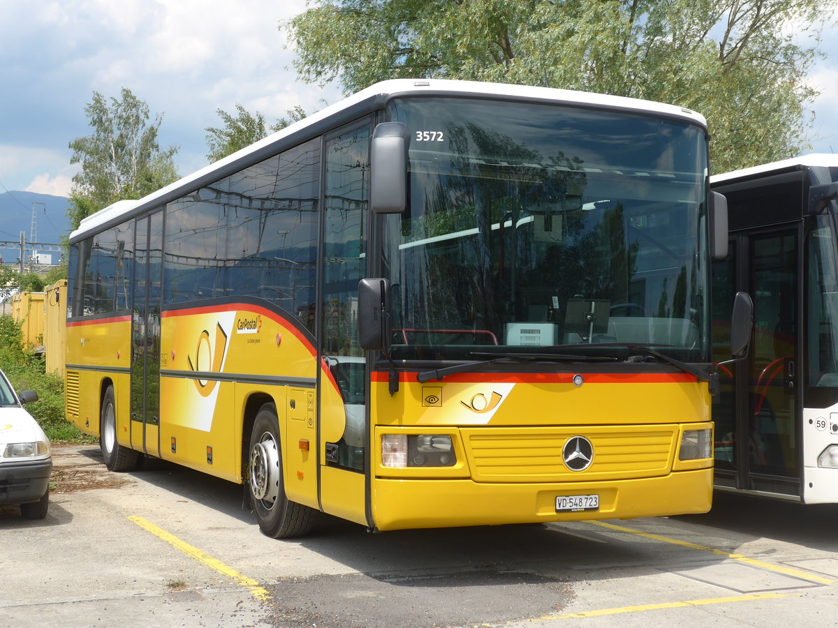 (205'411) - CarPostal Ouest - VD 548'723 - Mercedes am 25. Mai 2019 in Yverdon, Garage