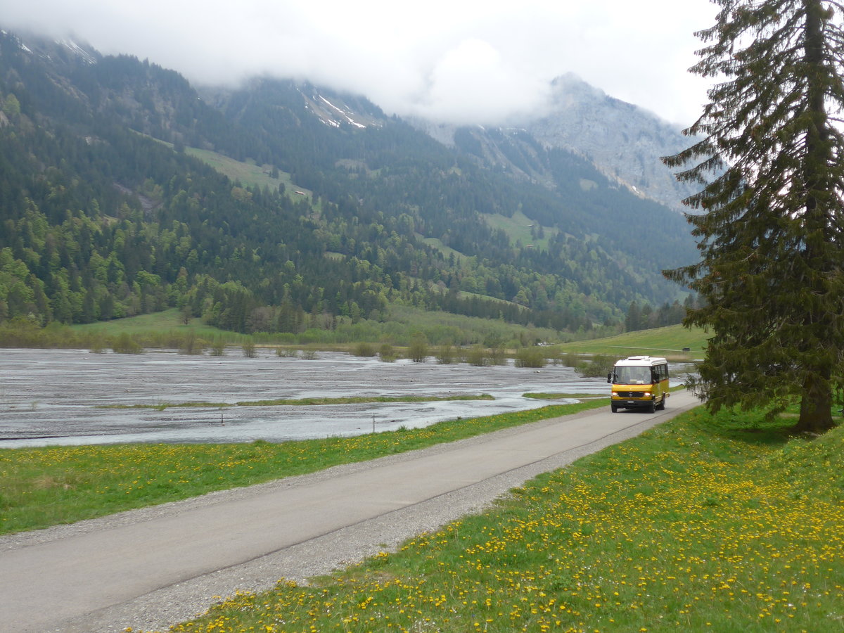 (205'509) - PostAuto Bern - BE 755'378 - Mercedes/Kusters am 26. Mai 2019 in Kiental, Tschingelsee