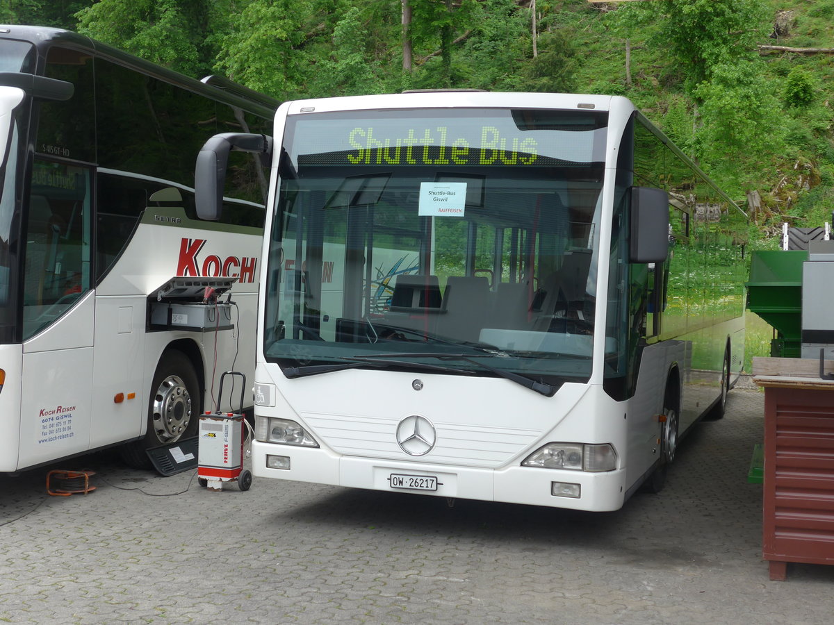 (205'555) - Koch, Giswil - OW 26'217 - Mercedes am 27. Mai 2019 in Giswil, Garage