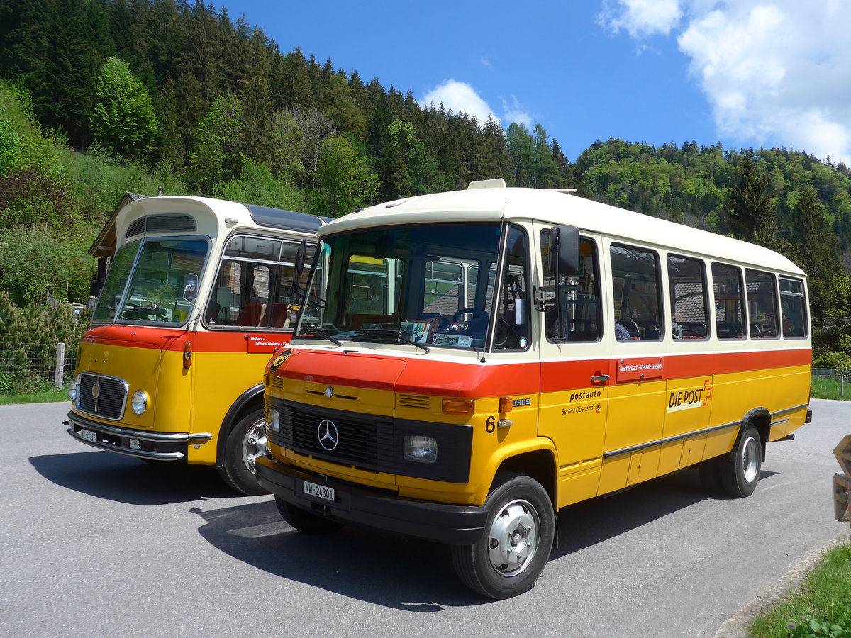 (205'652) - Mller, Ennetmoos - Nr. 6/NW 24'301 - Mercedes (ex Portenier, Adelboden Nr. 6; ex Geiger, Adelboden Nr. 6) am 30. Mai 2019 in Eigenthal, Talboden