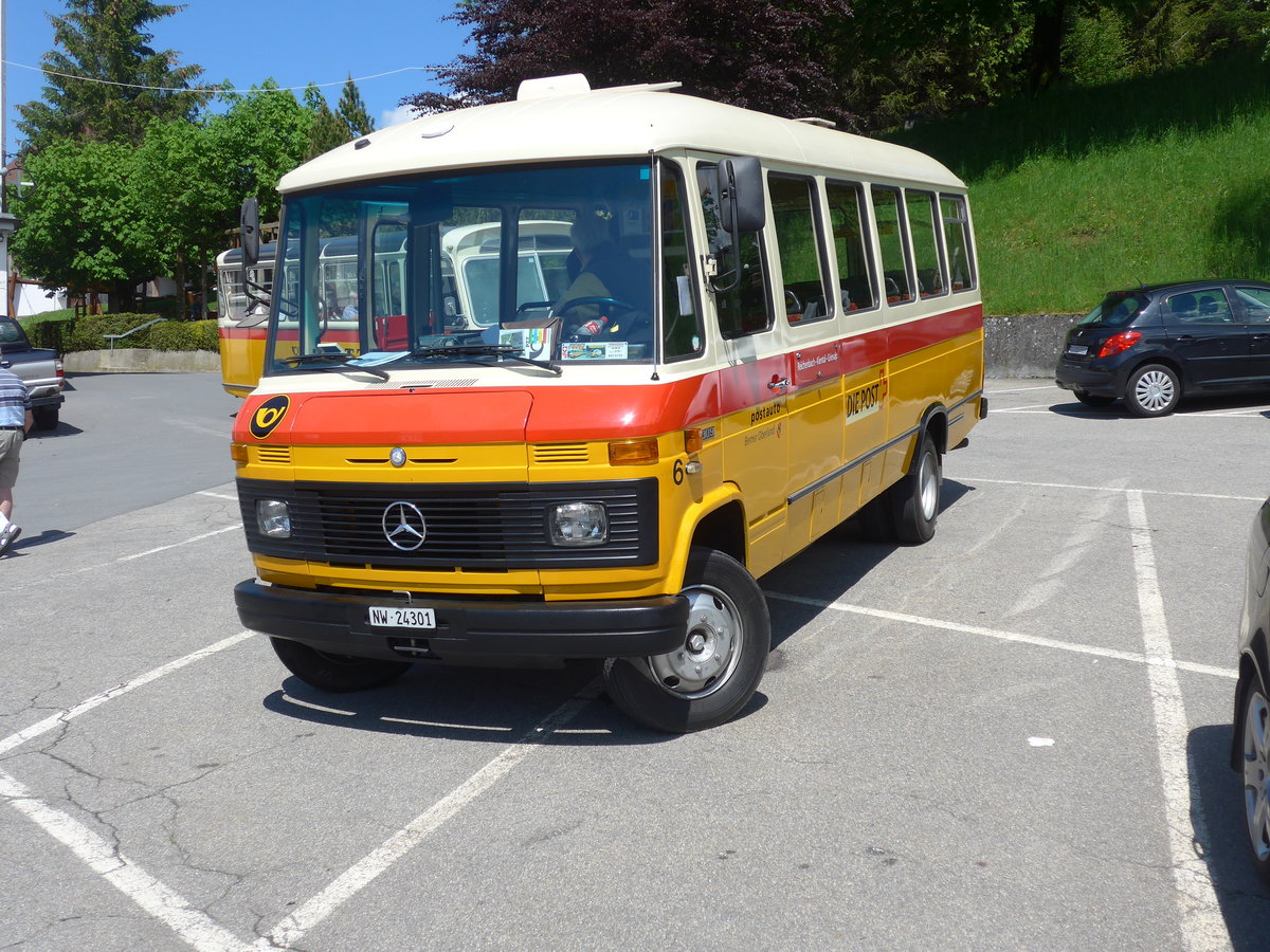 (205'667) - Mller, Ennetmoos - Nr. 6/NW 24'301 - Mercedes (ex Portenier, Adelboden Nr. 6; ex Geiger, Adelboden Nr. 6) am 30. Mai 2019 in Schwarzenberg, Hotel weisse Kreuz