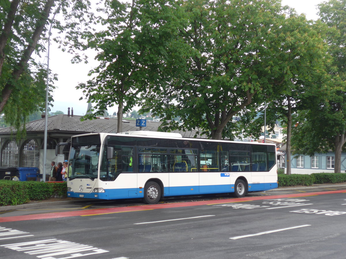 (206'262) - VBL Luzern - Nr. 71/LU 15'016 - Mercedes am 9. Juni 2019 beim Bahnhof Luzern