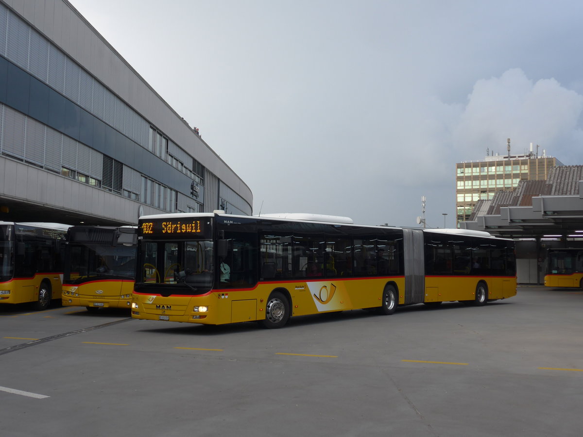 (206'632) - PostAuto Bern - Nr. 667/BE 615'372 - MAN am 22. Juni 2019 in Bern, Postautostation