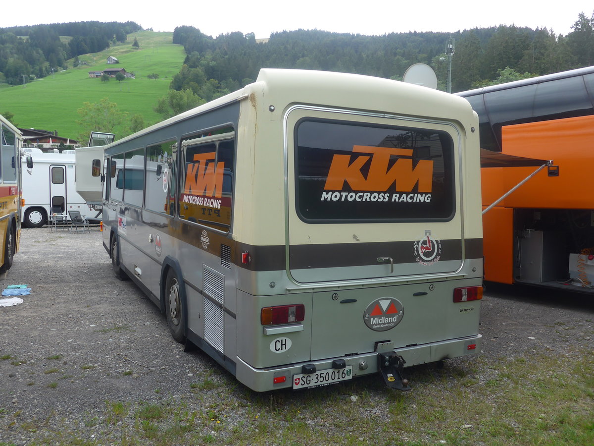 (208'809) - Mattmann, Wattwil - SG 350'016 - Mercedes/FHS am 17. August 2019 in Atzmnnig, Schutt