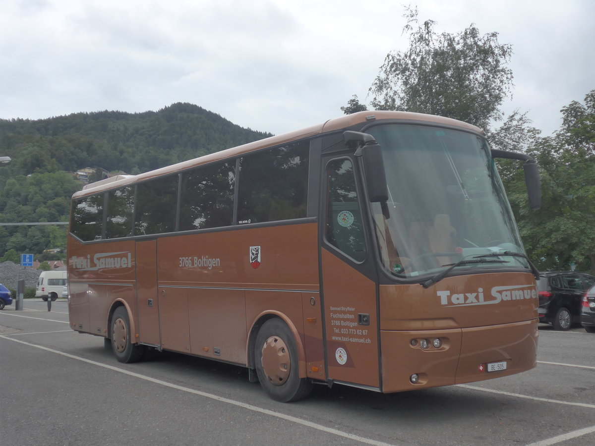 (209'047) - Stryffeler, Boltigen - BE 505 - Bova am 21. August 2019 in Thun, Seestrasse