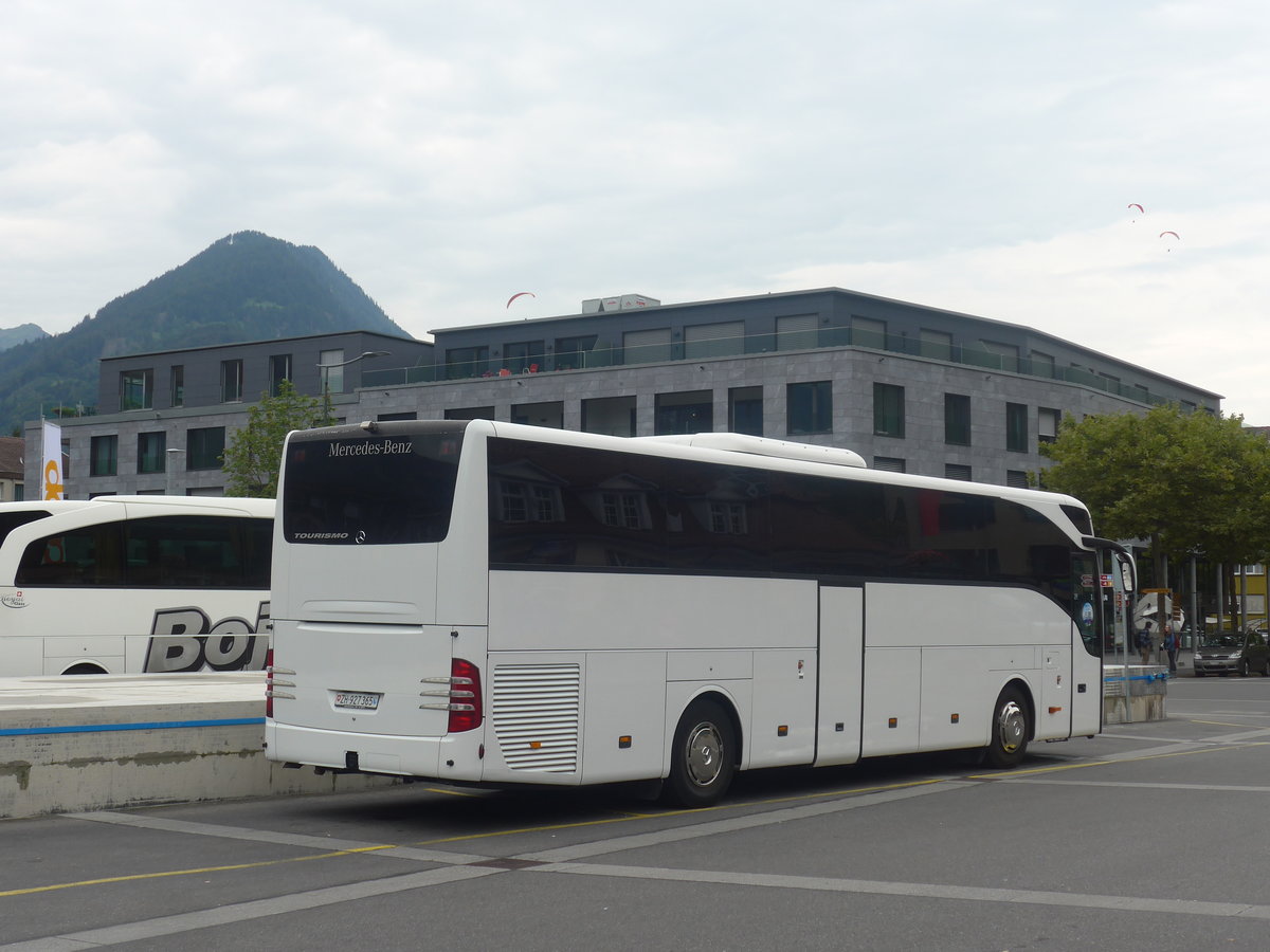 (209'208) - Burkhard, Uster - ZH 927'365 - Mercedes am 1. September 2019 beim Bahnhof Interlaken Ost