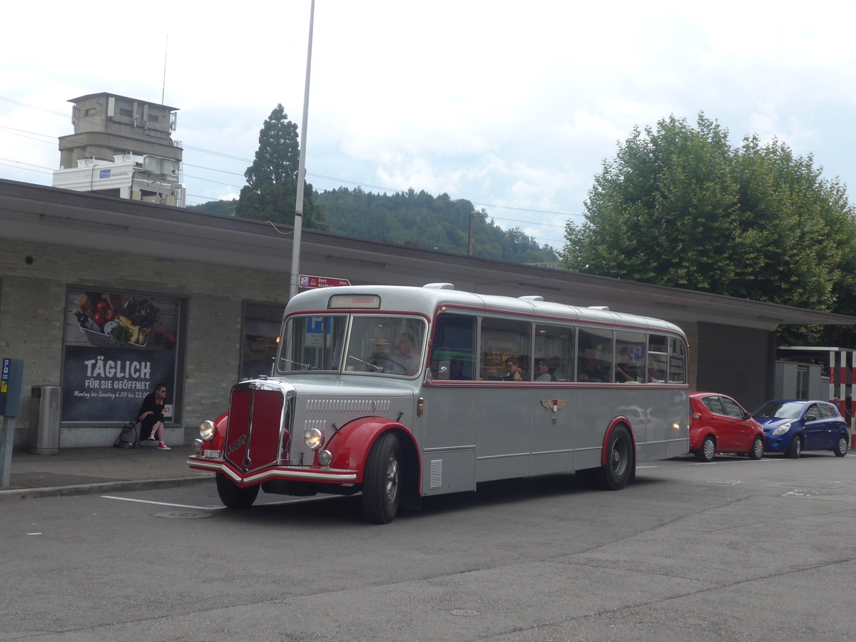 (209'296) - BSU Solothurn - Nr. 11/SO 20'727 - FBW/Hess am 1. September 2019 beim Bahnhof Burgdorf