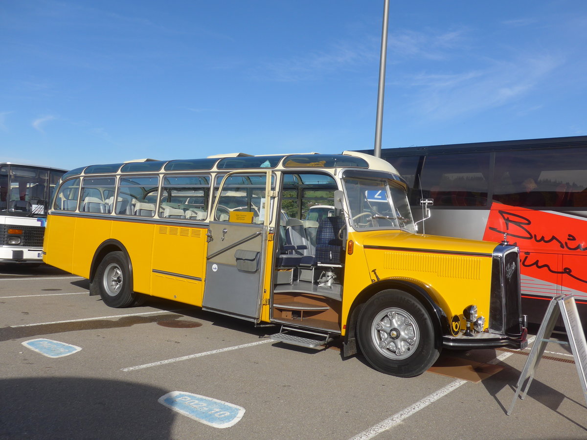 (210'129) - Tschannen, Zofingen - AG 6121 - Saurer/Tscher (ex Luk, Grsch) am 12. Oktober 2019 in Bern, Westside