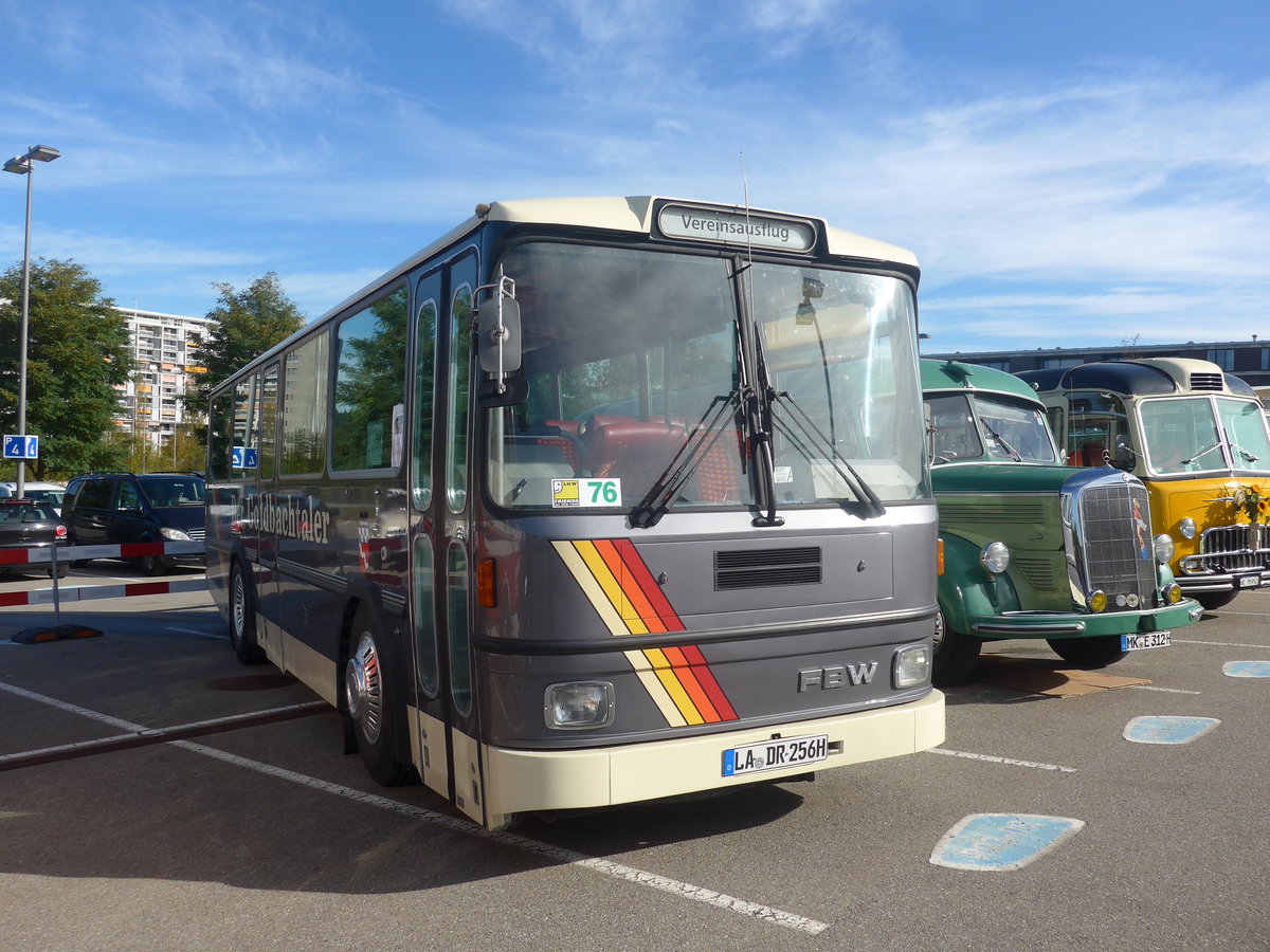 (210'153) - Aus Deutschland: Radlmeier, Ergoldsbach - LA-DR 256H - FBW/Hess (ex HPTrans, CH-Thusis; ex Ruklic, CH-Schaffhausen; ex Tiemann, CH-Oetwil Nr. 18; ex Geiger, CH-Adelboden Nr. 7; ex P 23'418) am 12. Oktober 2019 in Bern, Westside