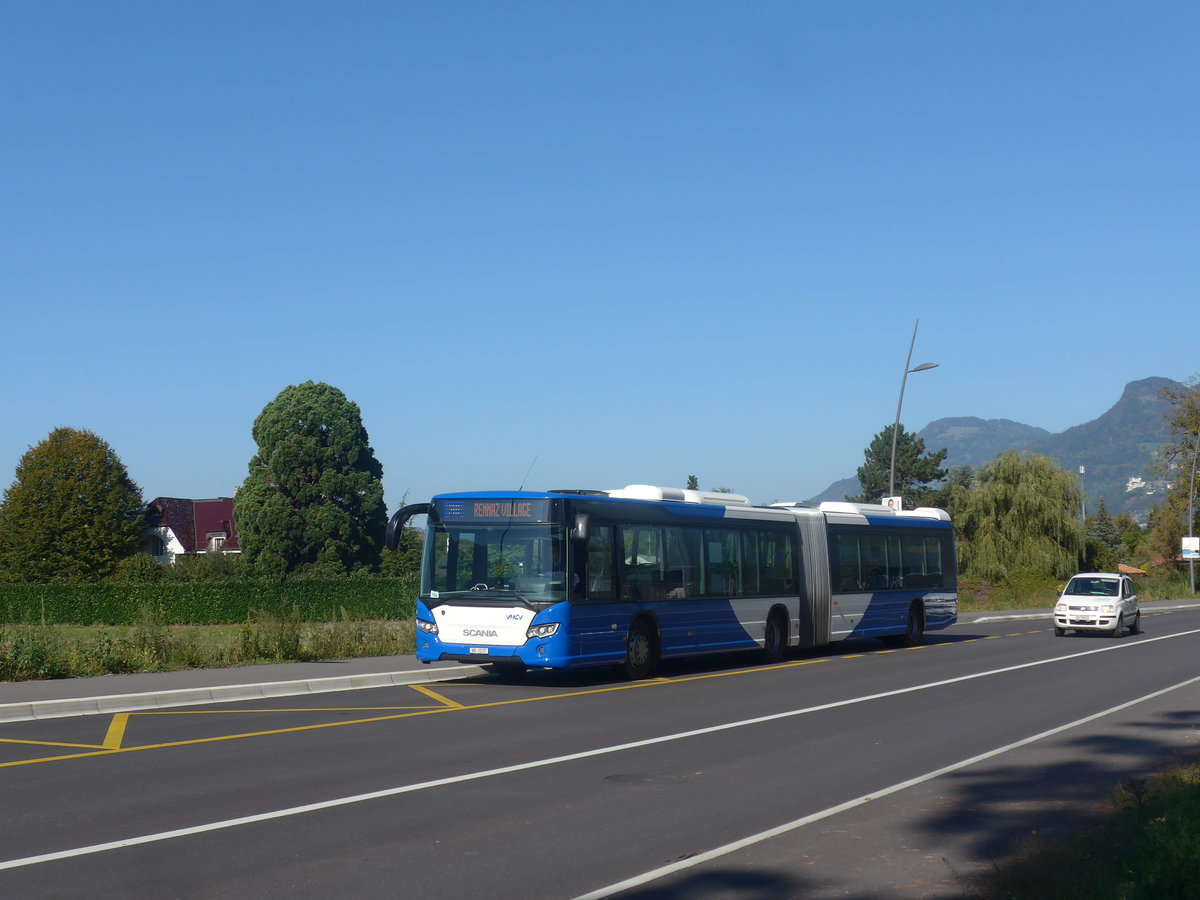 (210'327) - VMCV Clarens - Nr. 701/VD 1237 - Scania am 14. Oktober 2019 in Rennaz, Hpital