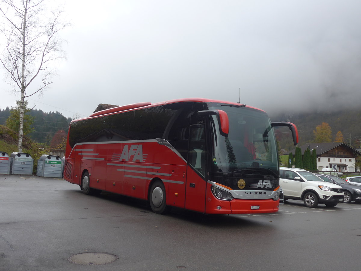 (210'737) - AFA Adelboden - Nr. 15/BE 26'702 - Setra am 3. November 2019 in Kandergrund, Altels