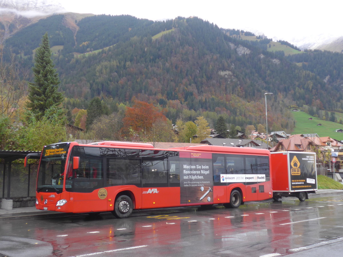 (210'740) - AFA Adelboden - Nr. 97/BE 823'927 - Mercedes am 3. November 2019 beim Bahnhof Frutigen