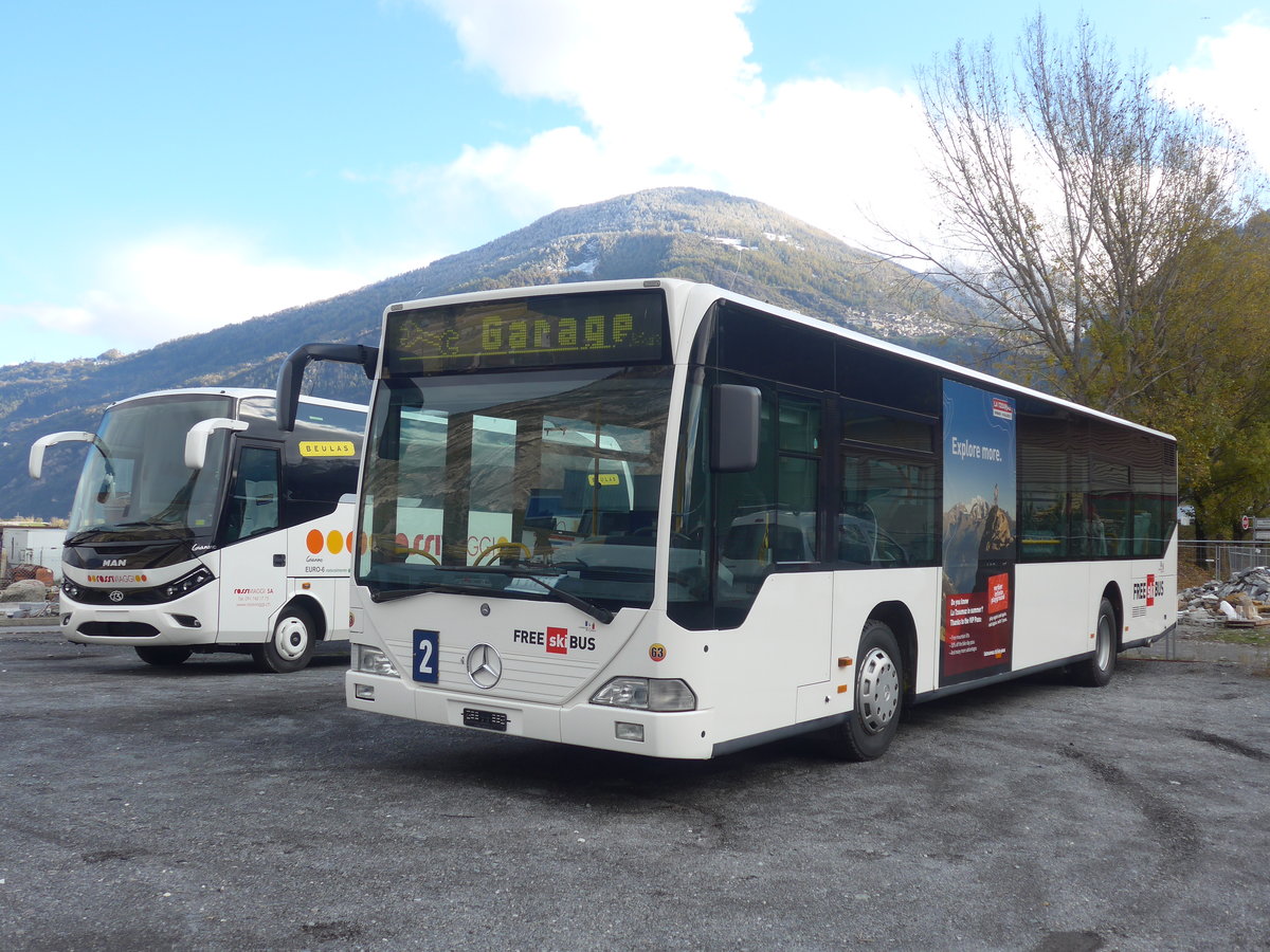 (210'926) - Buchard, Leytron - Nr. 63 - Mercedes (ex Maag, Kloten Nr. 37) am 9. November 2019 in Leytron, Garage
