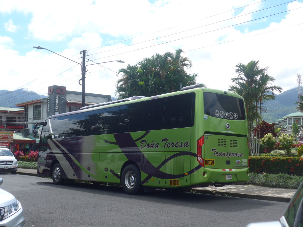 (211'249) - Transprosa, San Jos - Nr. 3/15'868 - Golden Dragon am 14. November 2019 in La Fortuna, Kirche