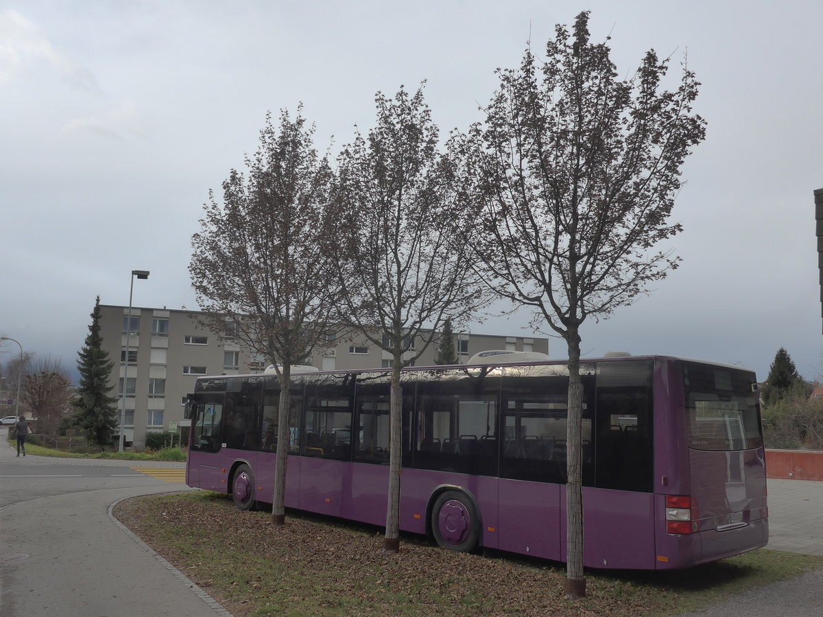 (212'833) - Kirchgemeinde, Steffisburg - MAN (ex STI Thun Nr. 123) am 9. Dezember 2019 in Steffisburg, Kirche Glockental