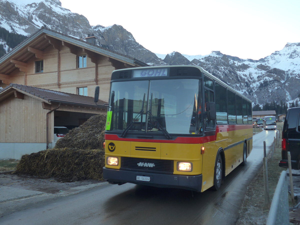 (213'472) - Gohl, Herzogenbuchsee - Nr. 12/BE 54'324 - NAW/Hess (ex Amstein, Willisau Nr. 12; ex Steiner, Altbron Nr. 12) am 11. Januar 2020 in Adelboden, Weltcup