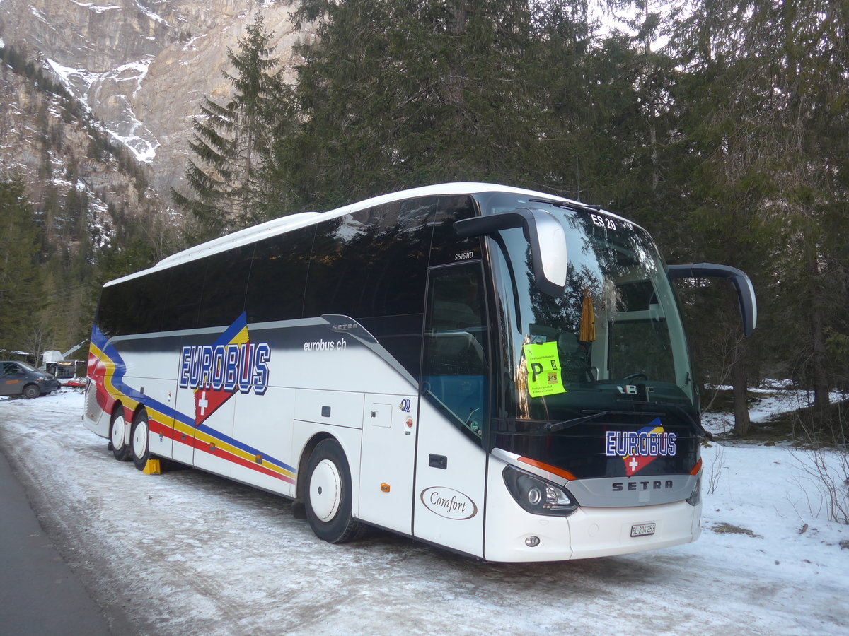 (213'617) - Saner, Laufen - Nr. 20/BL 204'253 - Setra am 11. Januar 2020 in Adelboden, Unter dem Birg