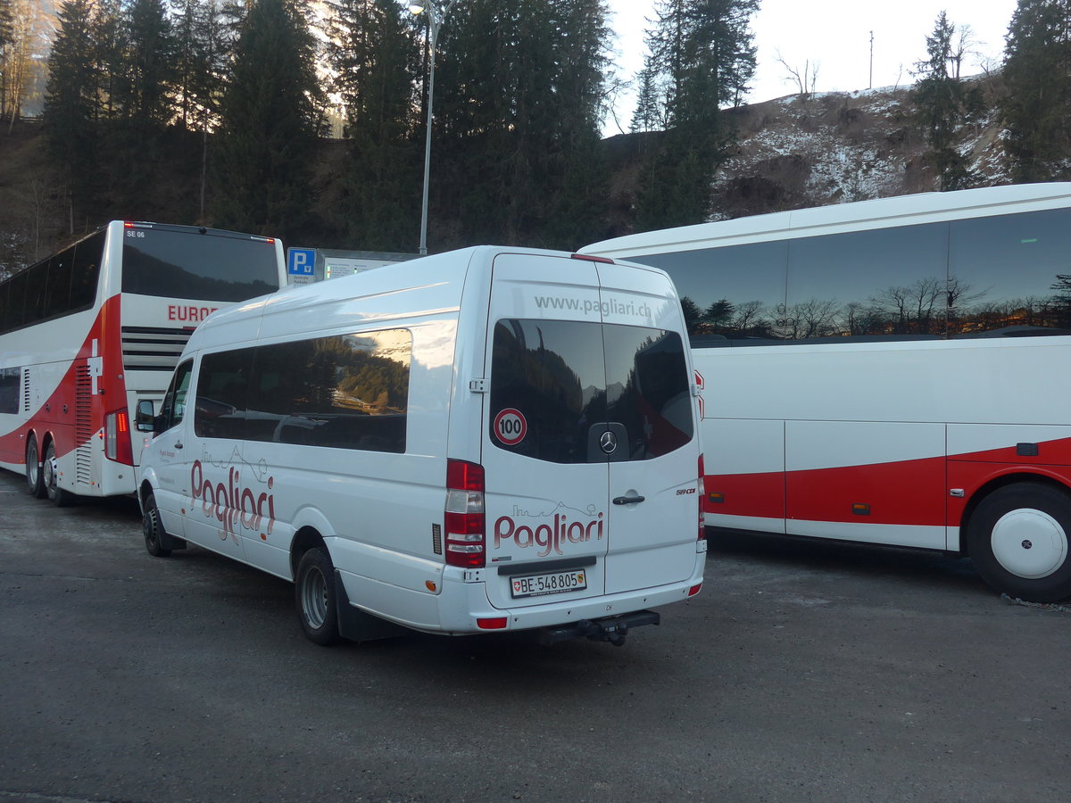 (213'709) - Pagliari, Tavannes - BE 548'805 - Mercedes am 11. Januar 2020 in Adelboden, ASB