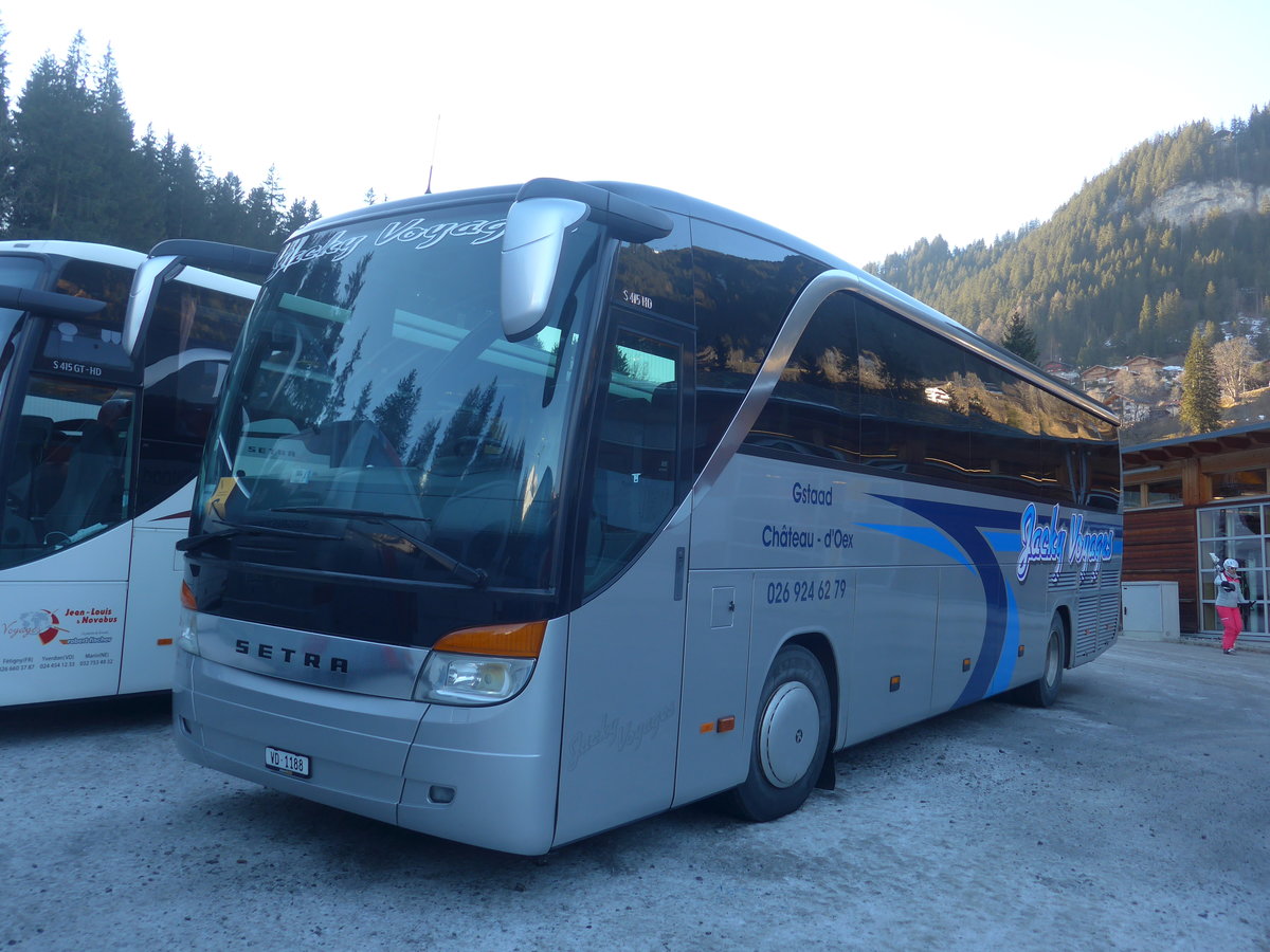 (213'721) - Jacky Voyages, Chteau-d'Oex - VD 1188 - Setra am 11. Januar 2020 in Adelboden, ASB