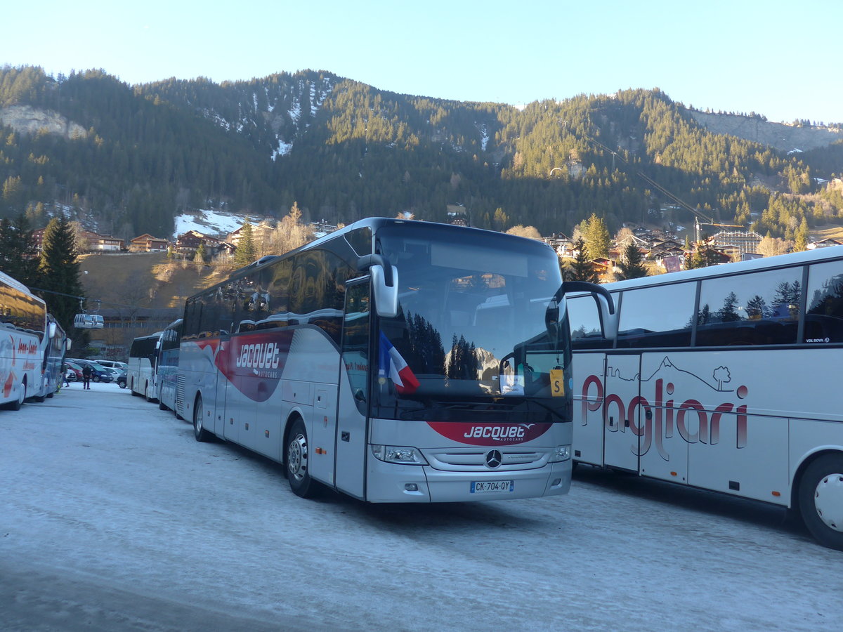 (213'727) - Aus Frankreich: Jacquet, Marnaz - CK 704 QY - Mercedes am 11. Januar 2020 in Adelboden, ASB