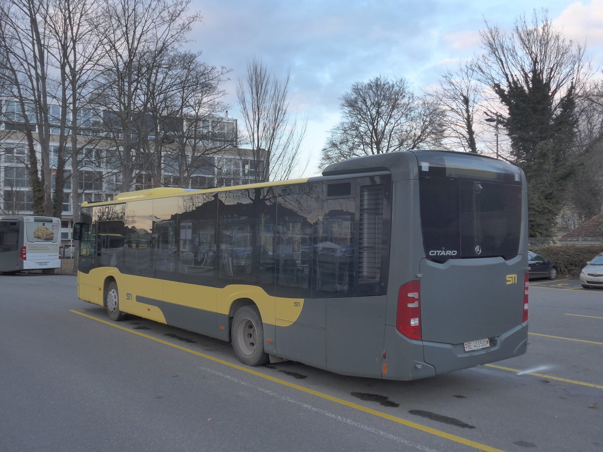 (213'951) - STI Thun - Nr. 500/BE 403'500 - Mercedes am 19. Januar 2020 bei der Schifflndte Thun