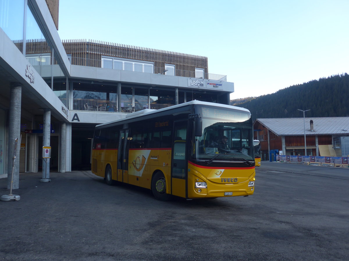 (214'130) - Seiler, Ernen - VS 464'700 - Iveco (ex PostAuto Wallis) am 9. Februar 2020 in Fiesch, Postautostation