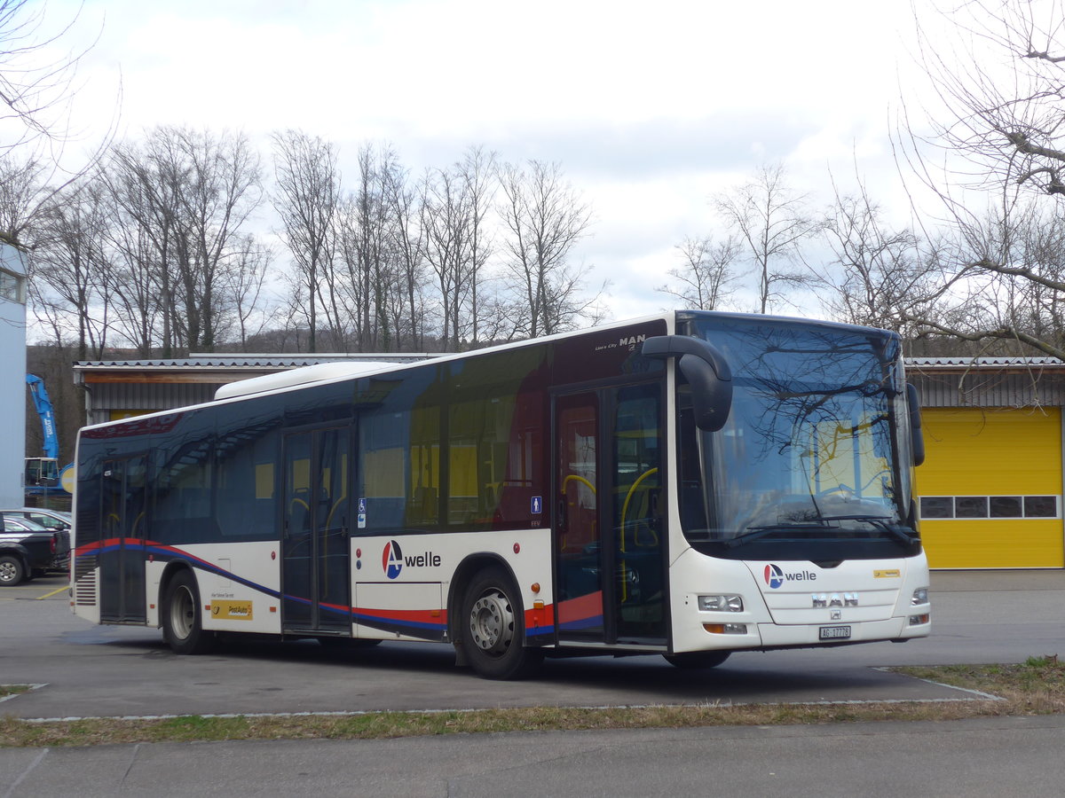 (214'415) - Voegtlin-Meyer, Brugg - Nr. 113/AG 17'778 - MAN am 18. Februar 2020 in Brugg, Garage