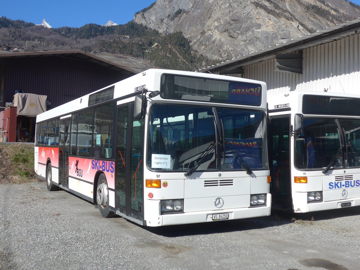 (214'796) - Buchard, Leytron - Nr. 97/VS 84'250 - Mercedes (ex BGU Grenchen Nr. 5) am 22. Februar 2020 in Leytron, Garage