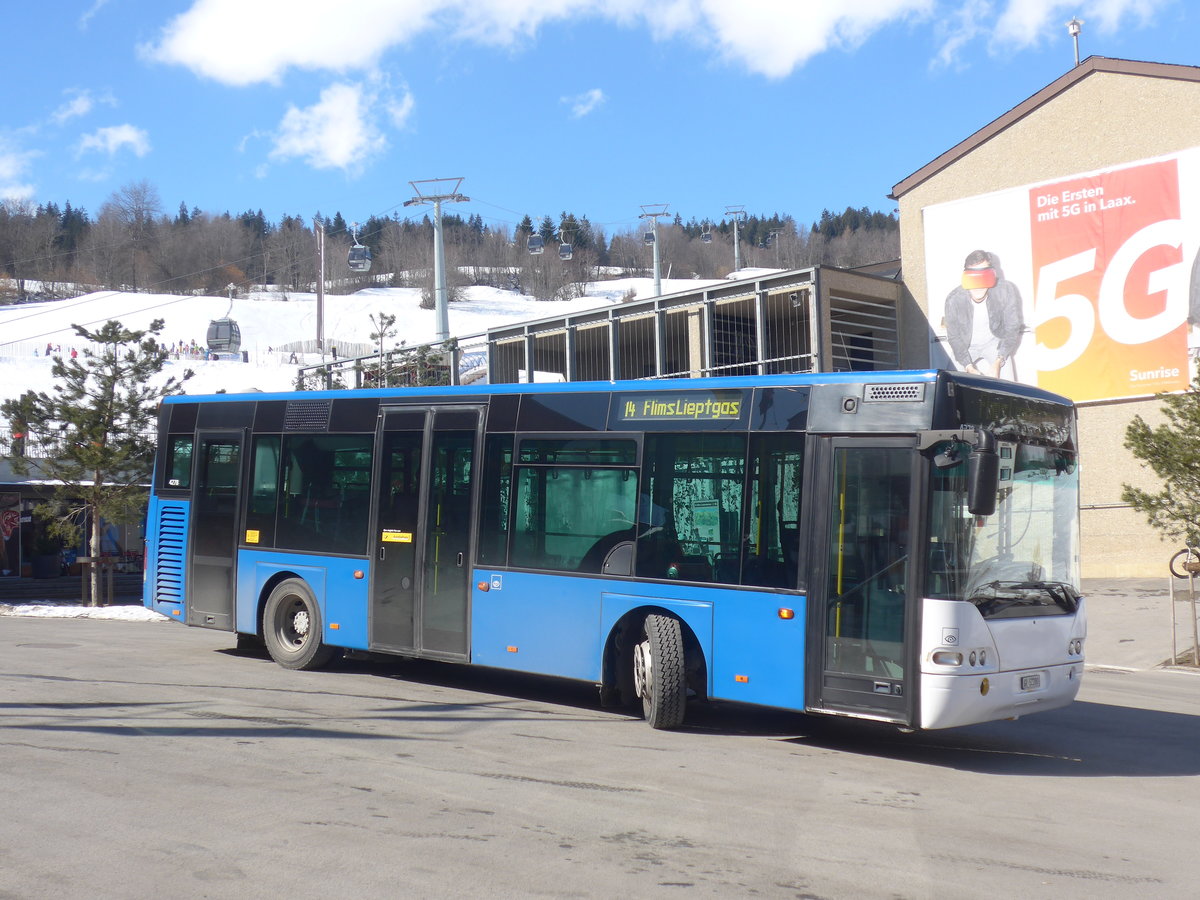 (214'984) - Stuppan, Flims - GR 52'280 - Neoplan (ex Demarmels, Salouf; ex Ming, Sils-Maria) am 1. Mrz 2020 in Flims, Bergbahnen