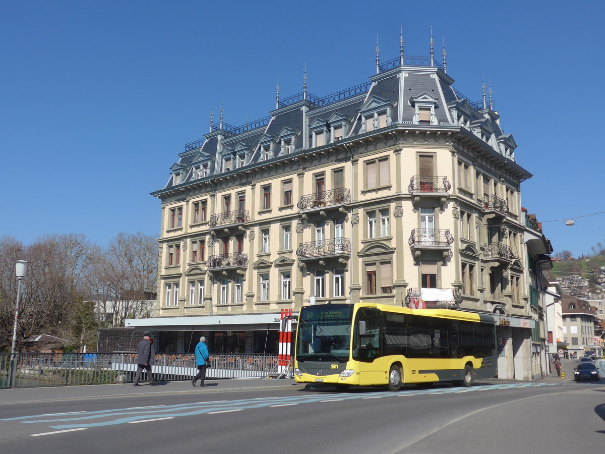 (215'504) - STI Thun - Nr. 156/BE 752'156 - Mercedes am 24. Mrz 2020 in Thun, Allmendbrcke