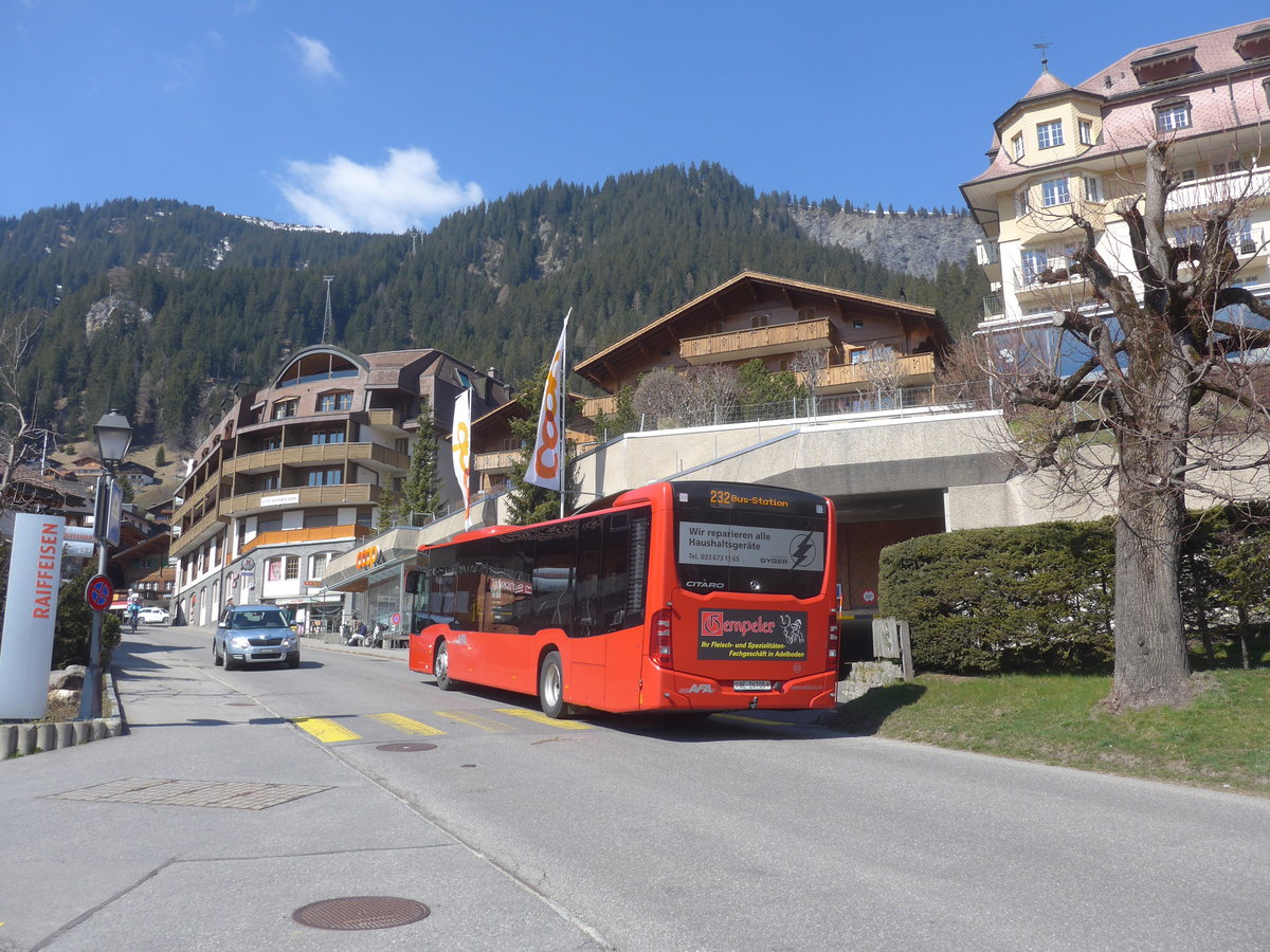 (215'547) - AFA Adelboden - Nr. 93/BE 26'705 - Mercedes am 25. Mrz 2020 in Adelboden, Landstrasse