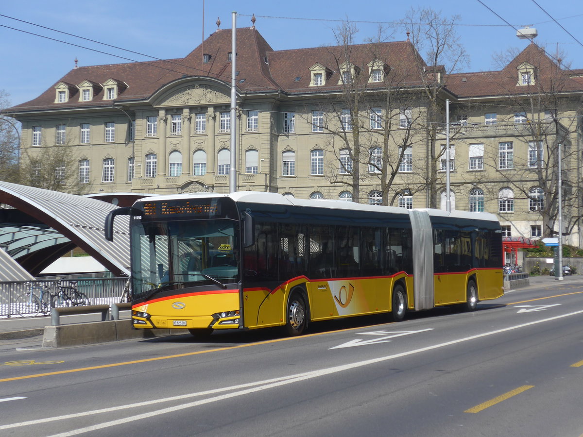 (215'580) - PostAuto Bern - Nr. 685/BE 823'685 - Solaris am 27. Mrz 2020 in Bern, Schanzenstrasse